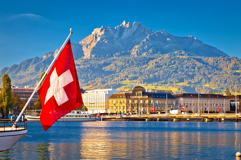Als Tourist in Schweiz